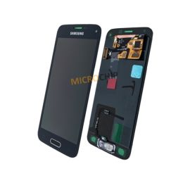 Кликните для увеличения изображения Samsung SM-G800F/SM-G800H Galaxy S5 Mini Дисплей в сборе с сенсорным стеклом (цвет black) Оригинал