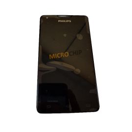 Кликните для увеличения изображения Philips W6610 Дисплей с сенсорным стеклом и передней панелью (цвет black) Оригинал