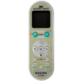 Кликните для увеличения изображения Пульт Master Q-988E универсальный для кондиционеров